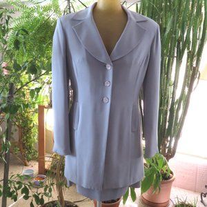 Vintage lavender silk suit